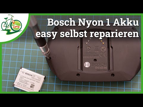 Bosch Nyon selbst reparieren 🔧 Akkutausch 🚴 eBike lässt sich am Display nicht einschalten 😢